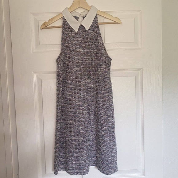 Zara Trafaluc High Neck, Collard, Sleeveless Dress. Small - Picture 1 of 5